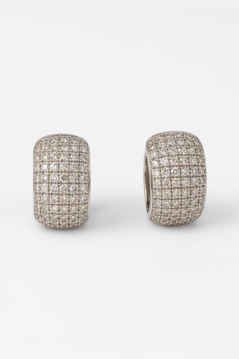 Starlight Grid Huggies – Silver