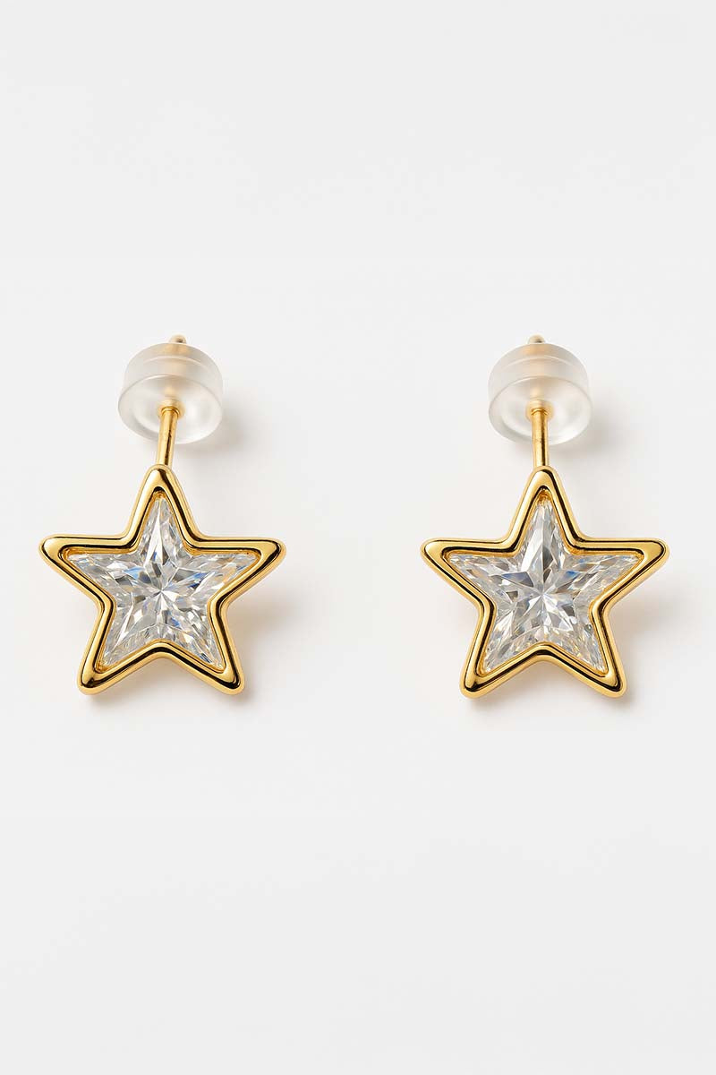 Starlight Mirage Studs - Gold Earrings