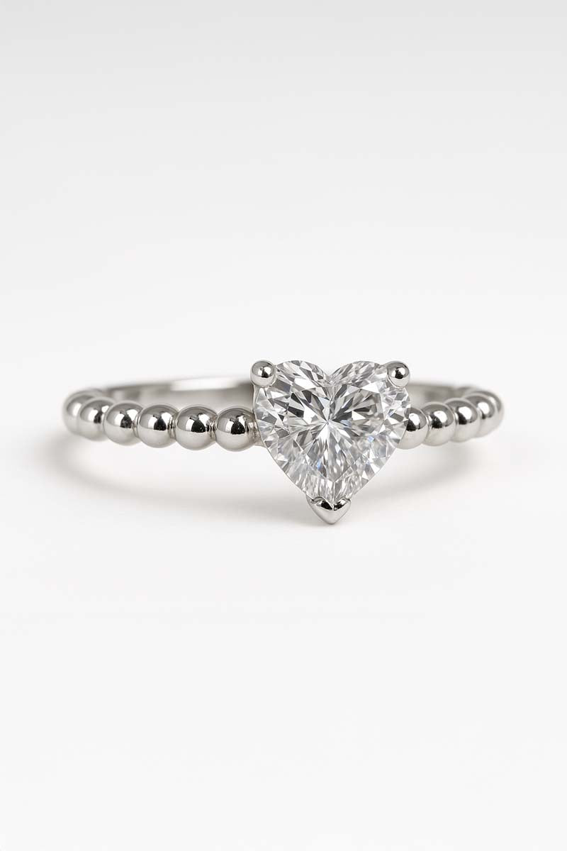 Valare Clem Silver Heart Ring