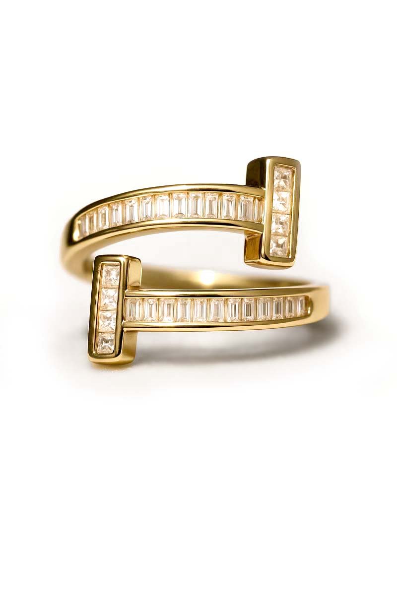 Axis Baguette Gold Ring - St geran