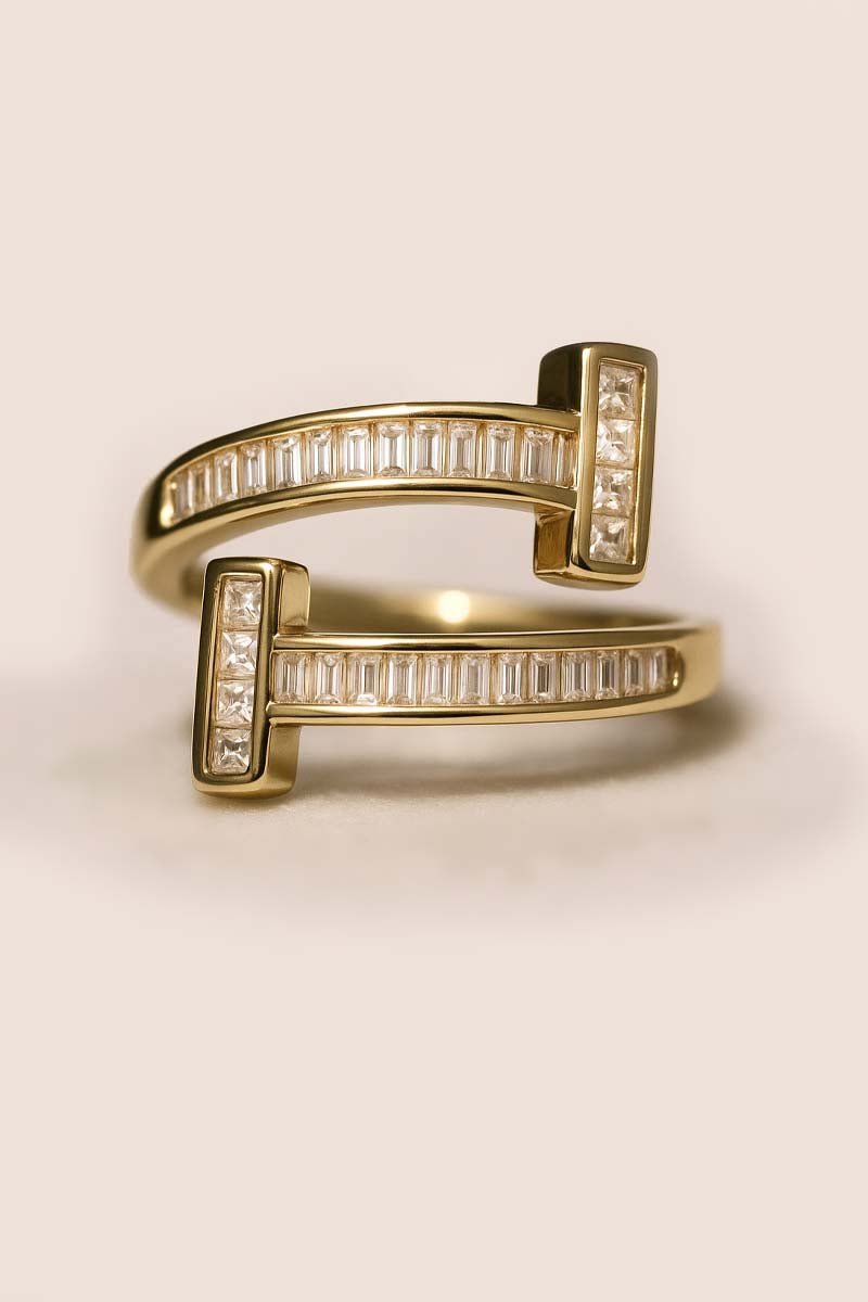 Axis Baguette Gold Ring - St geran
