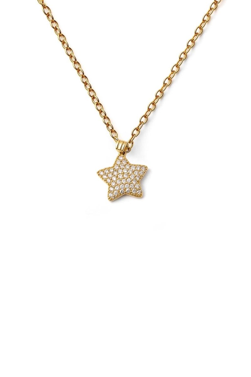 Belza Starburst Charm necklace - 18k Gold Plated - St geran