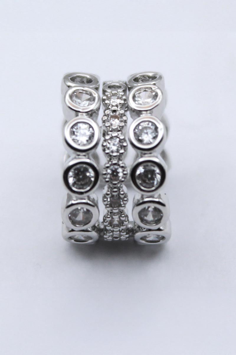 Celestia Cluster Silver Ear Cuff Band - St geran