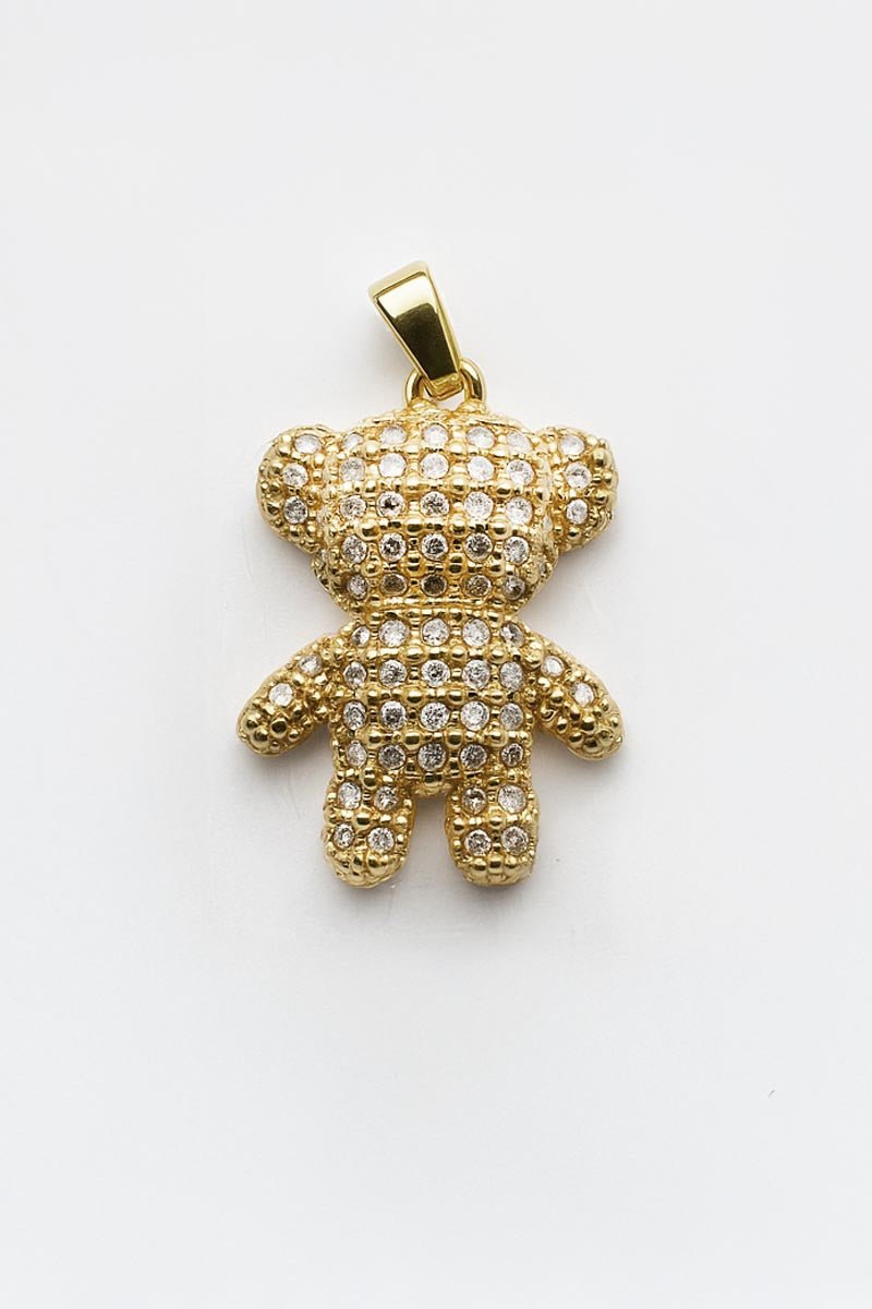Floreal Bear Gold Pendant – 18k Gold Plated - St geran