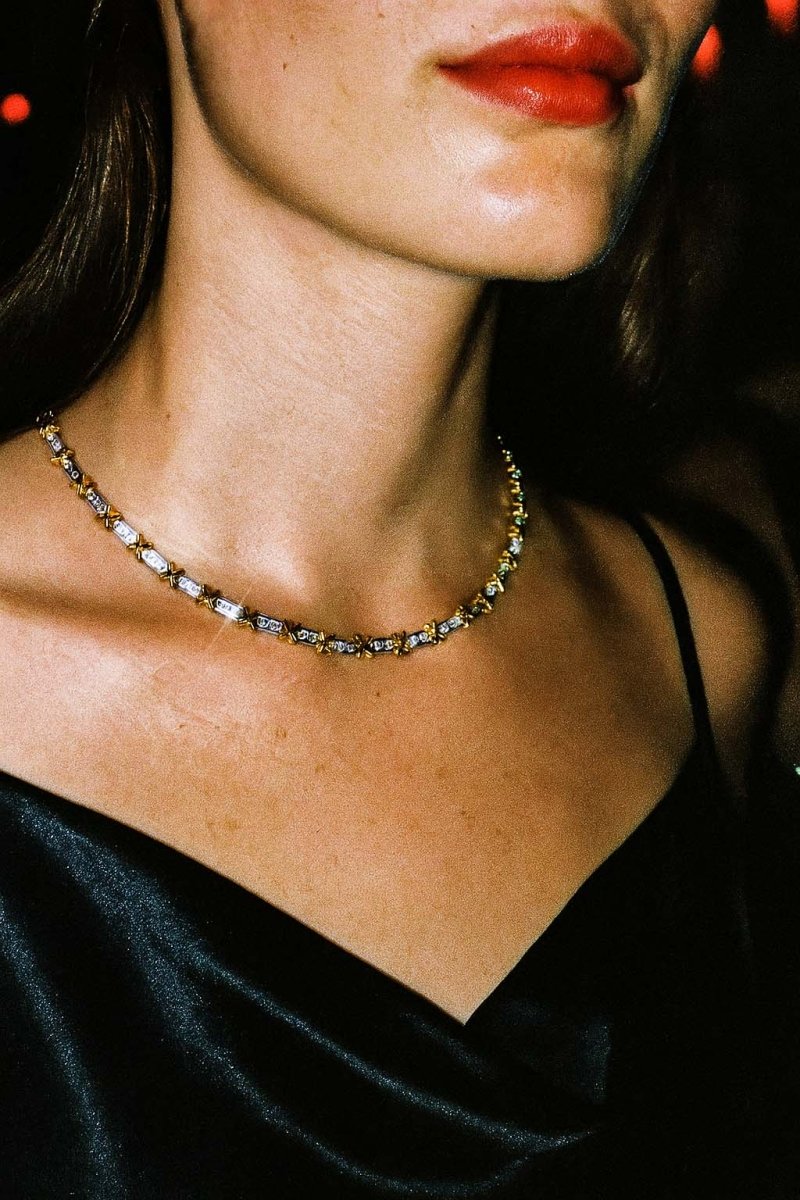 Genève Élégance Luxe - 18k Gold Plated Necklace - St geran