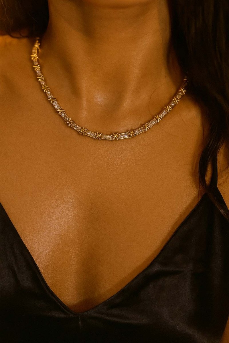 Genève Élégance - Silver Plated Necklace - St geran