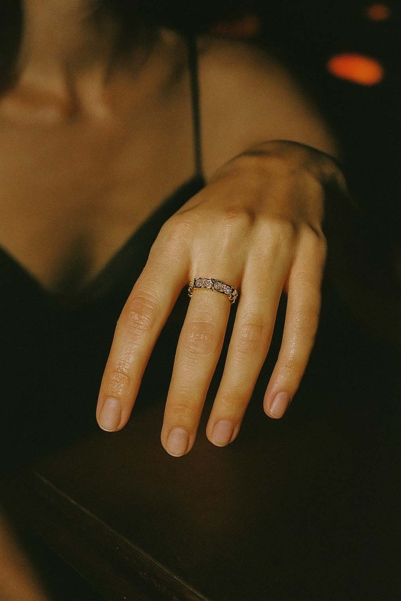 Gold Luzern Radiance - 18k Gold Plated Ring - St geran