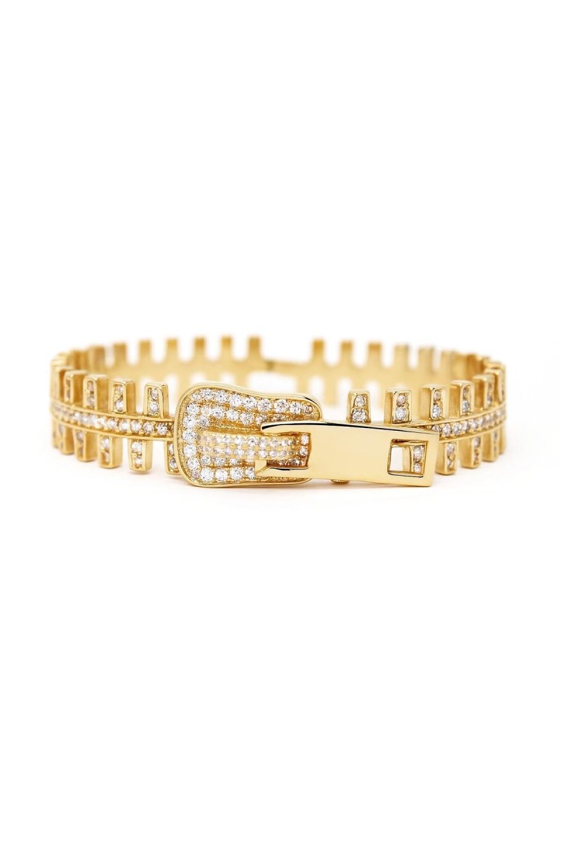 Gold Zipper Bracelet – Zetta Zip Bangle - St geran