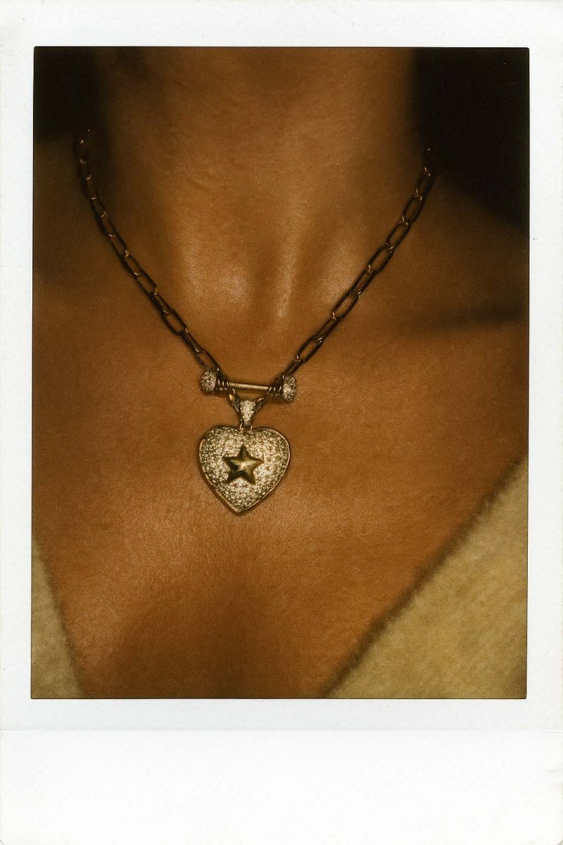 Heart Pendant Star Necklace – Cosmic Heart Necklace - St geran