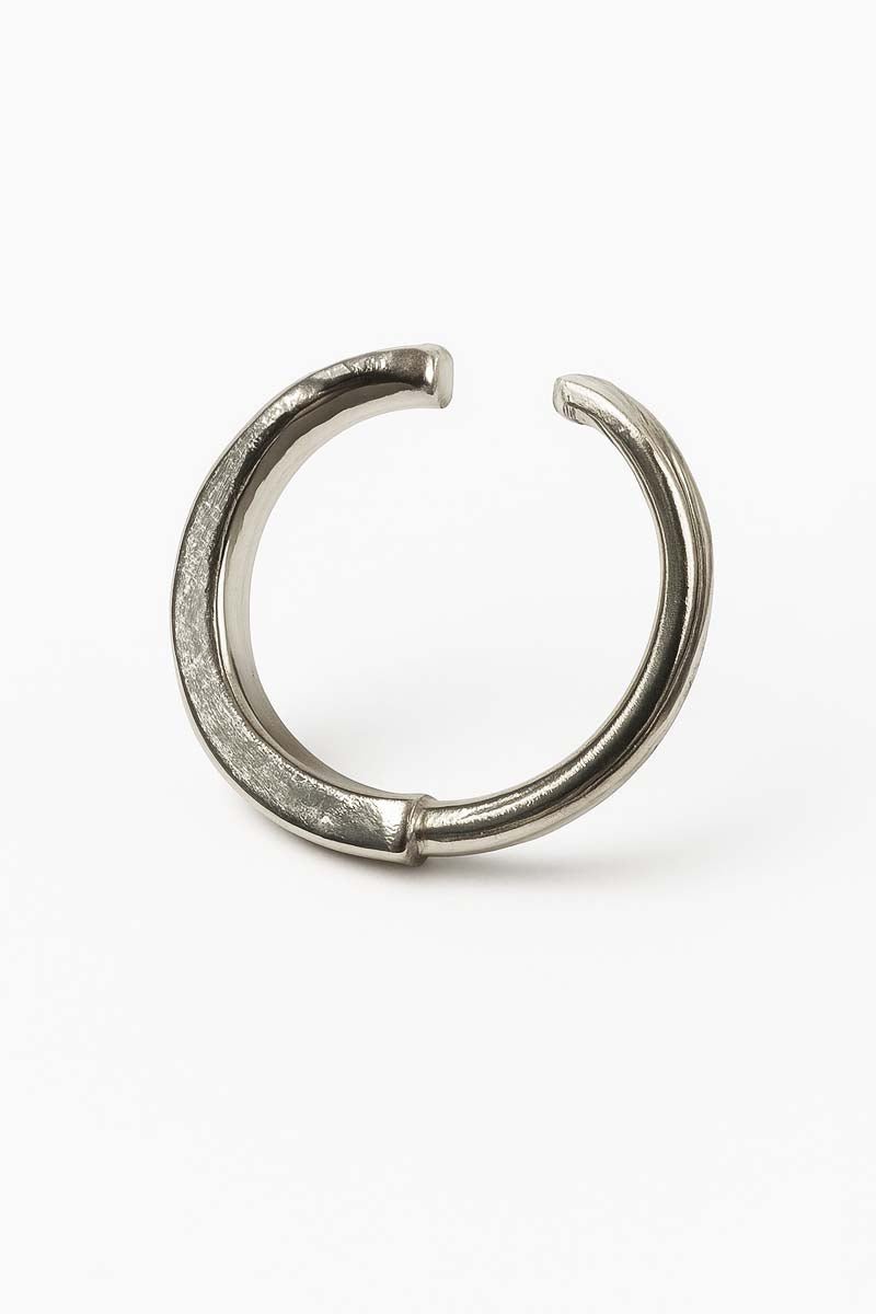 Modena Sculptural Silver Plated Ring - St geran