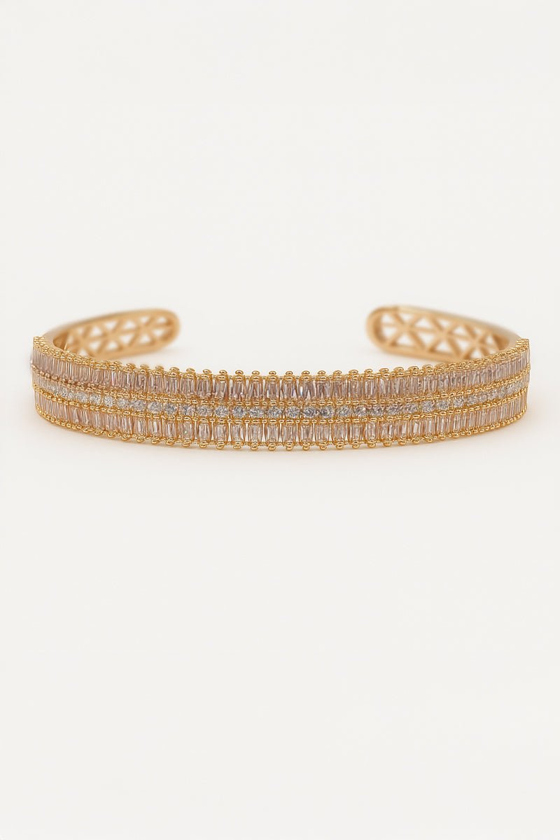 Montrond Éclat Radial Cuff Bracelet - Champagne Gold - St geran