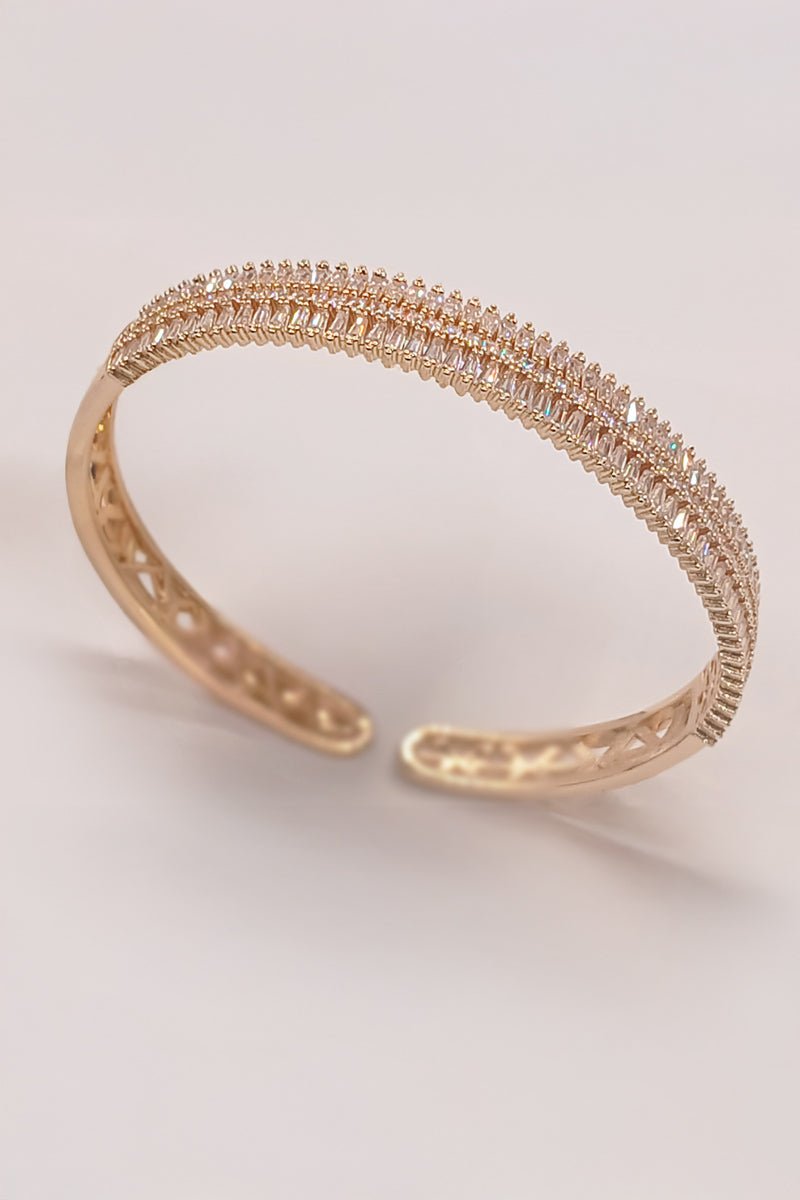 Montrond Éclat Radial Cuff Bracelet - Champagne Gold - St geran