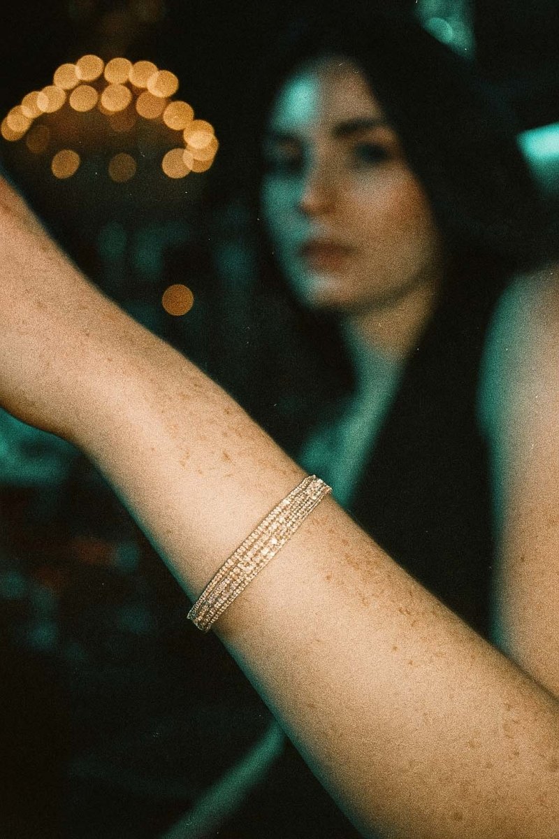 Montrond Éclat Radial Cuff Bracelet - Champagne Gold - St geran