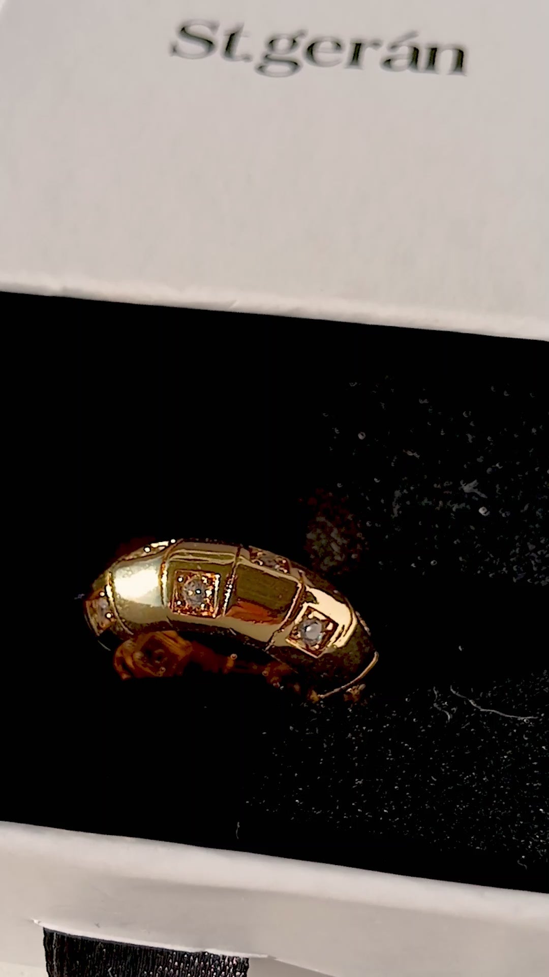 gold rings bangles and necklaces in display boxes from stgeran