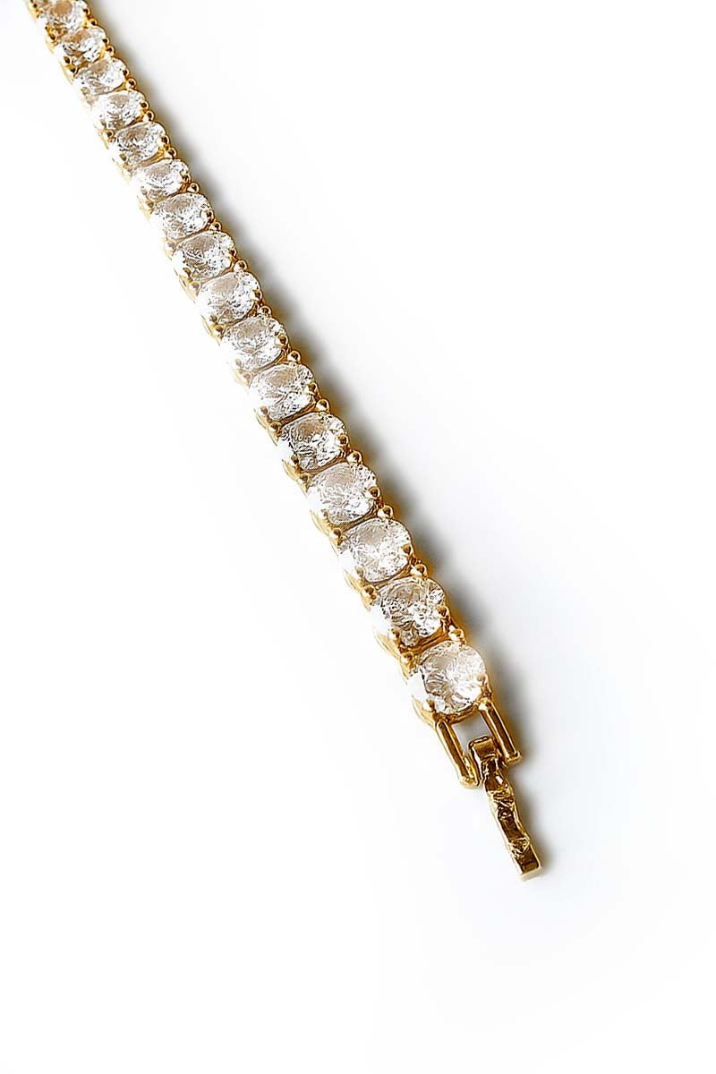 Riviera Royale Tennis Bracelet - Timeless Elegance 18k Gold Plated - St geran