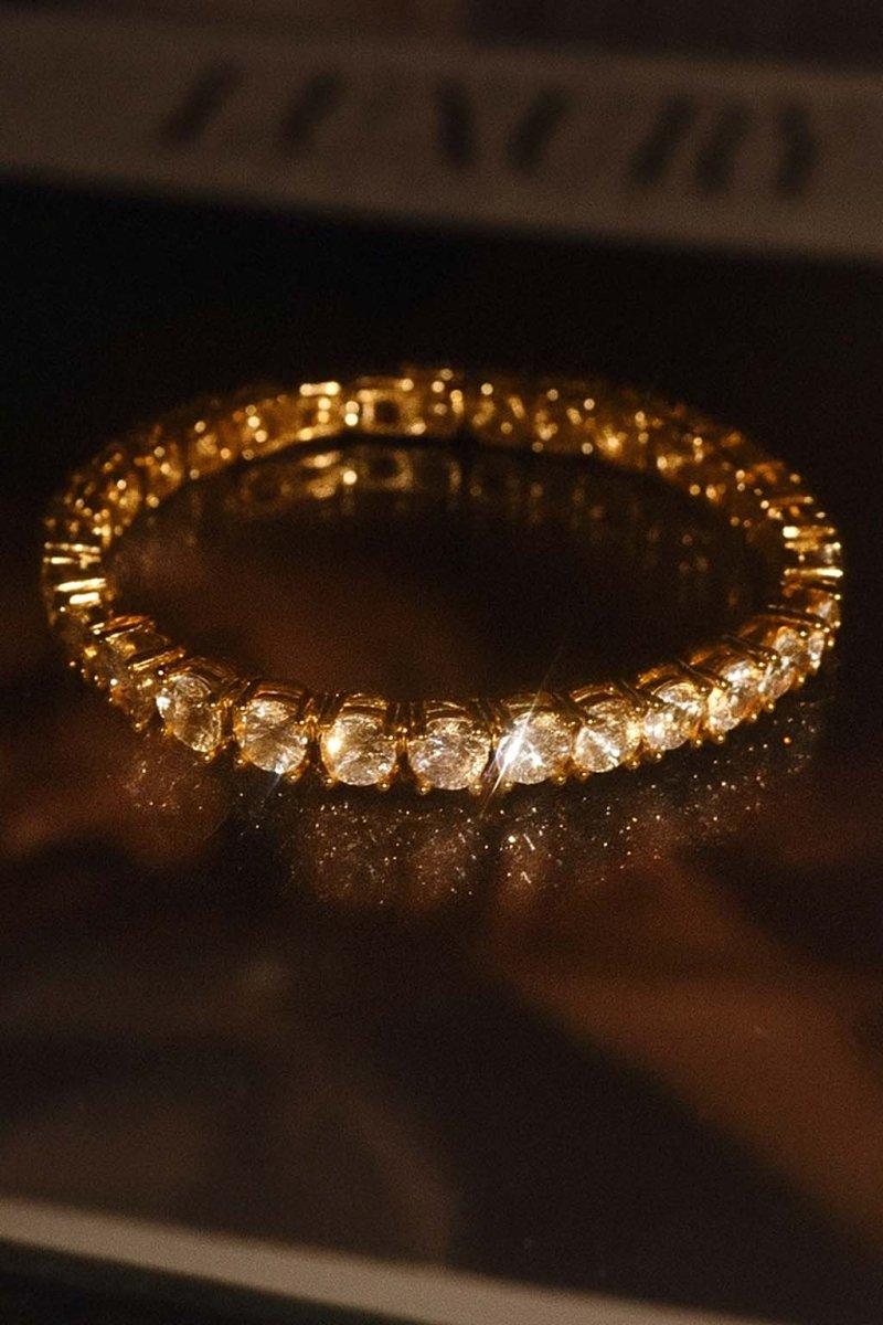 Riviera Royale Tennis Bracelet - Timeless Elegance 18k Gold Plated - St geran