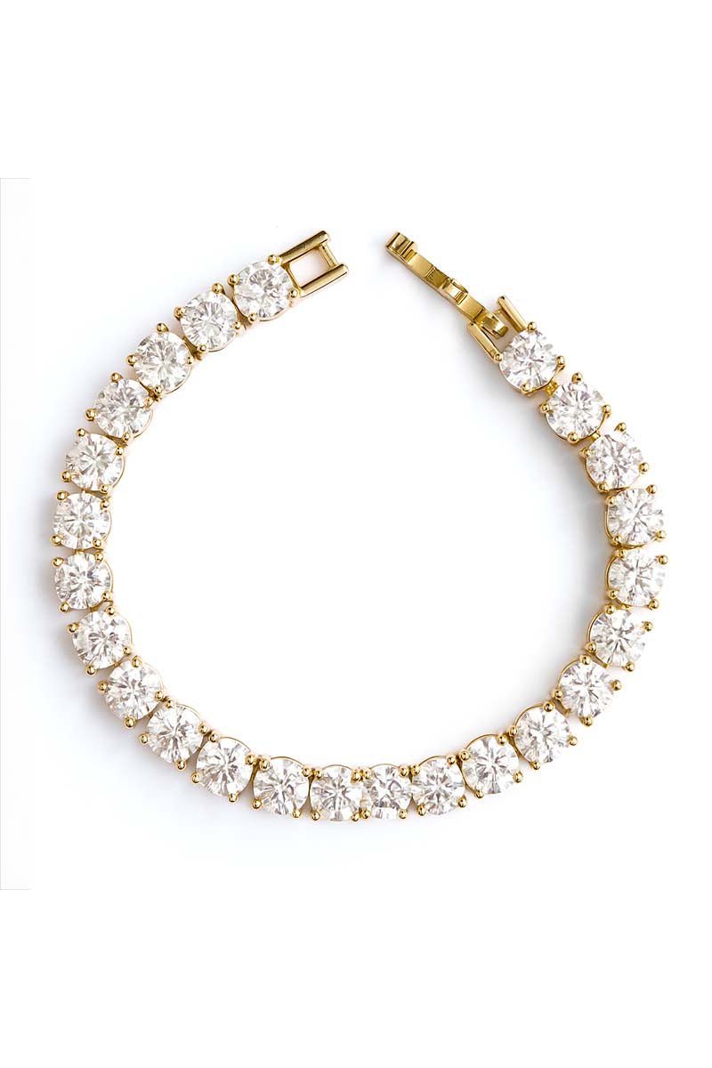 Riviera Royale Tennis Bracelet - Timeless Elegance 18k Gold Plated - St geran