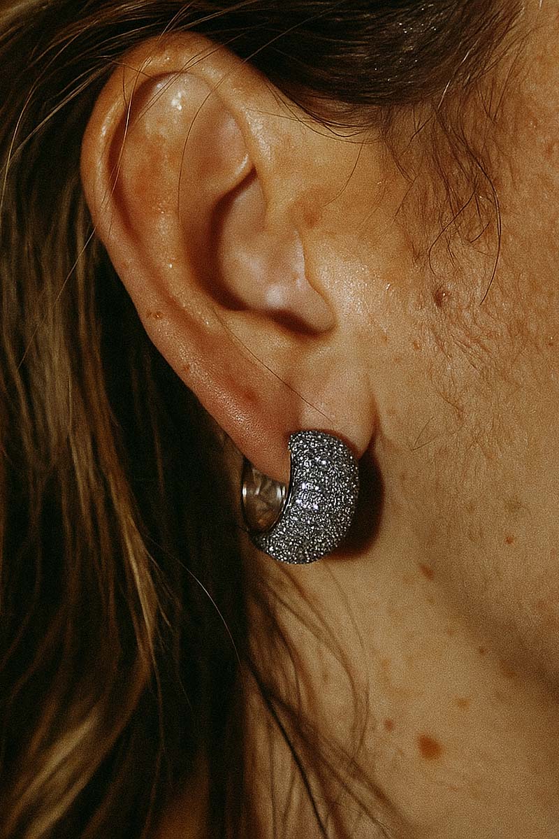 Starlight Grid Huggies – Silver - St geran