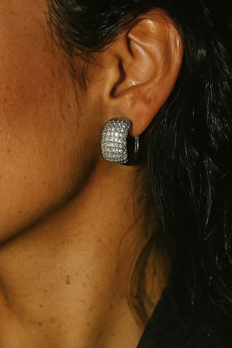 Starlight Grid Huggies – Silver - St geran