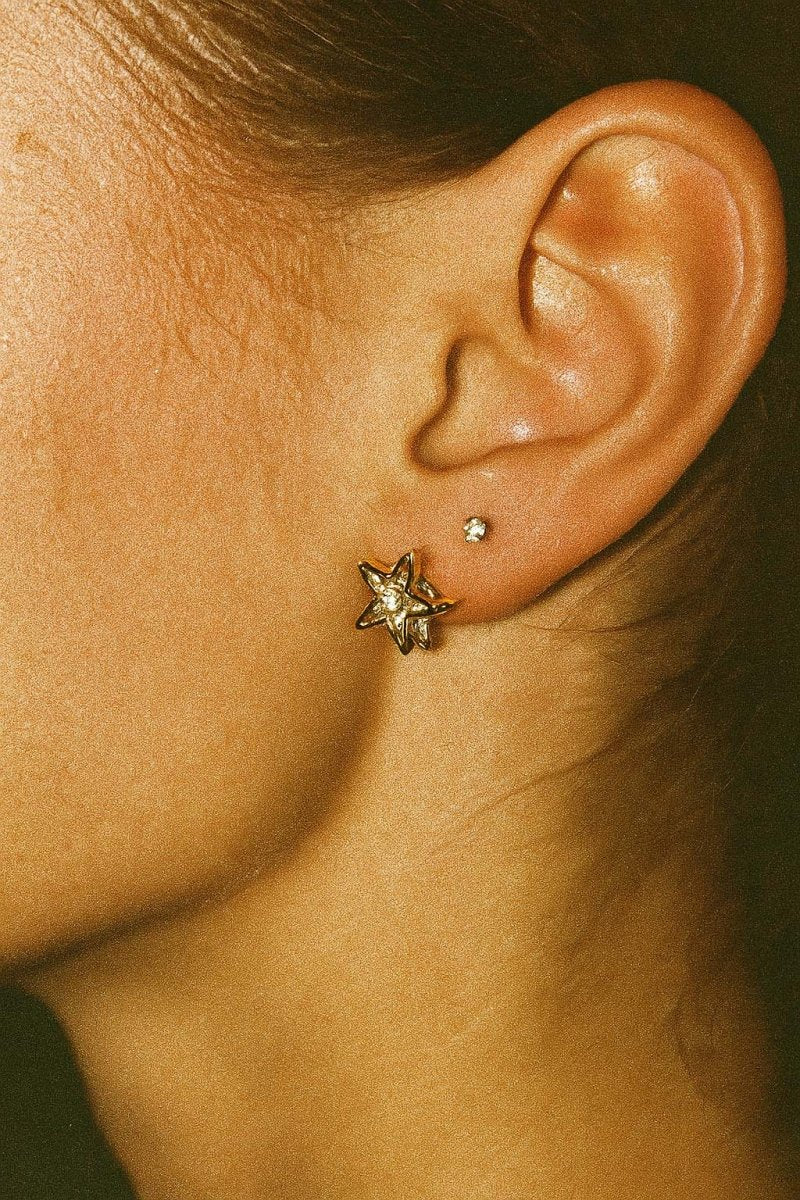 Starlight Mirage Studs - Gold Earrings - St geran