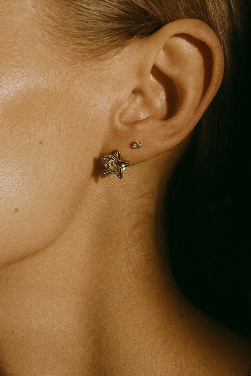 Starlight Mirage Studs - Gold Earrings - St geran