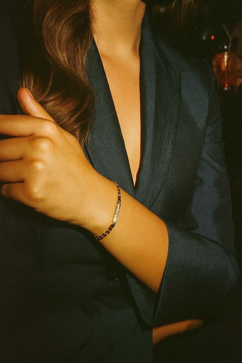 Statement Solitaire Link Bracelet – Vita Radiant Bracelet - St geran