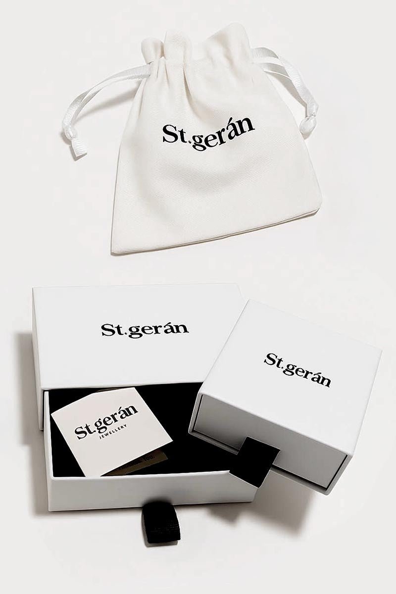 stgeran gift packaging box and satchel free with every order