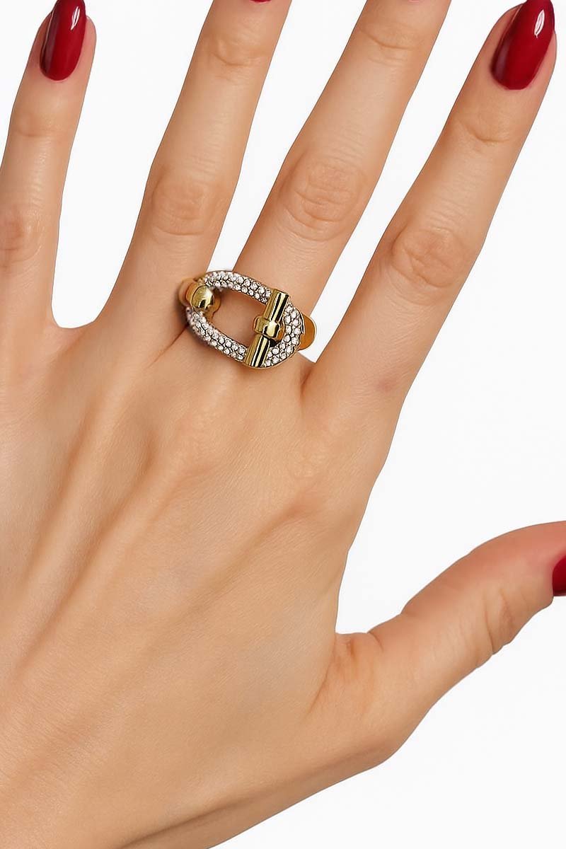 Toggle Circle Ring – Solstice Halo Vega Lock Ring - St geran