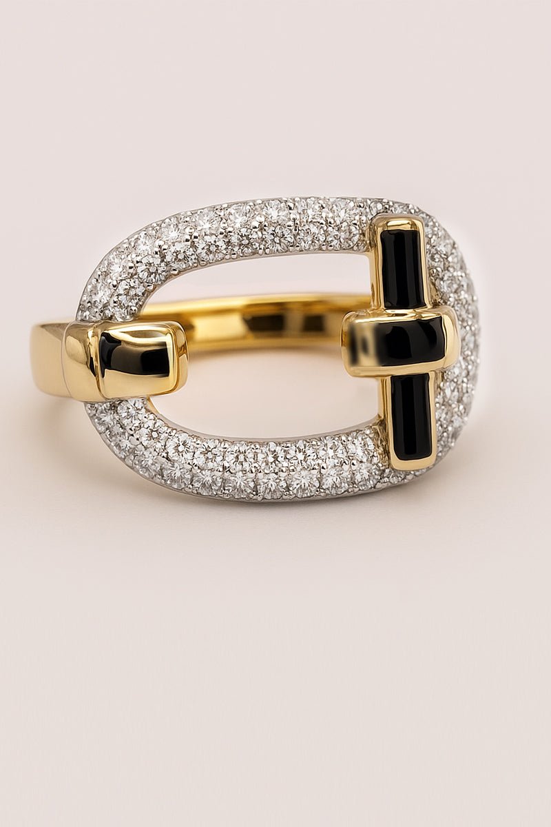 Toggle Circle Ring – Solstice Halo Vega Lock Ring - St geran