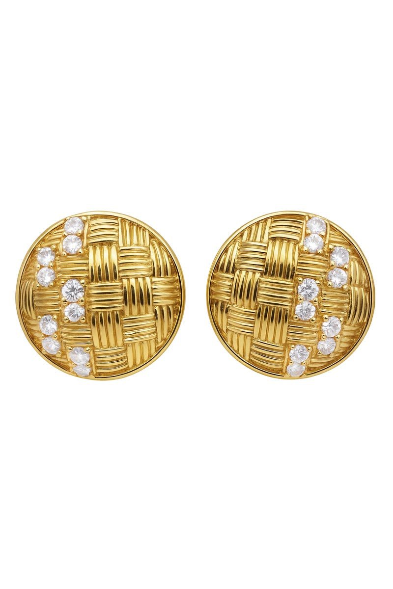 Versailles Mosaic Studs - Gold Earrings - St geran