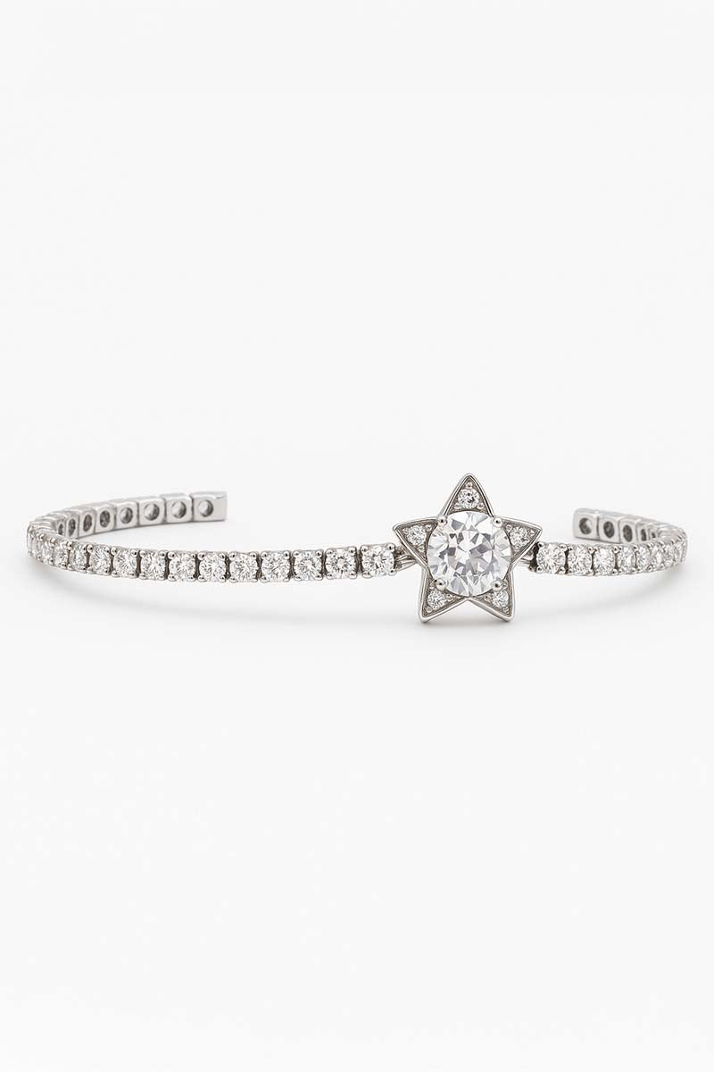 Stella Radiant Silver Star Bracelet