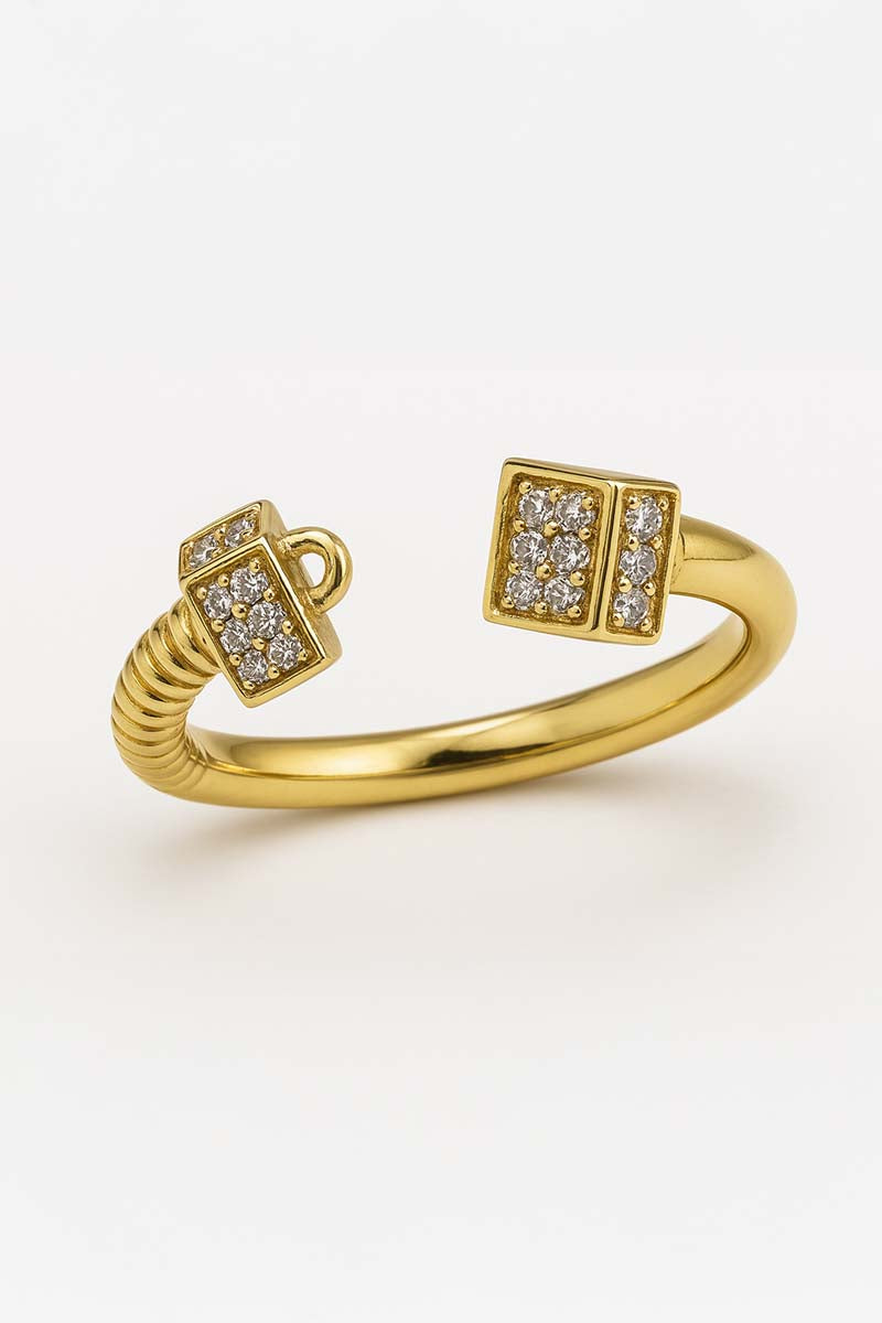 Modern Bolt Wrap Ring