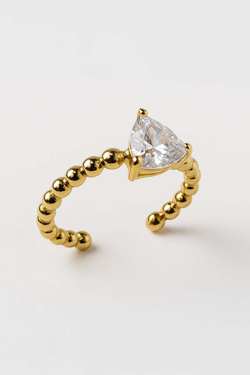 Valare Clem Golden Heart Ring