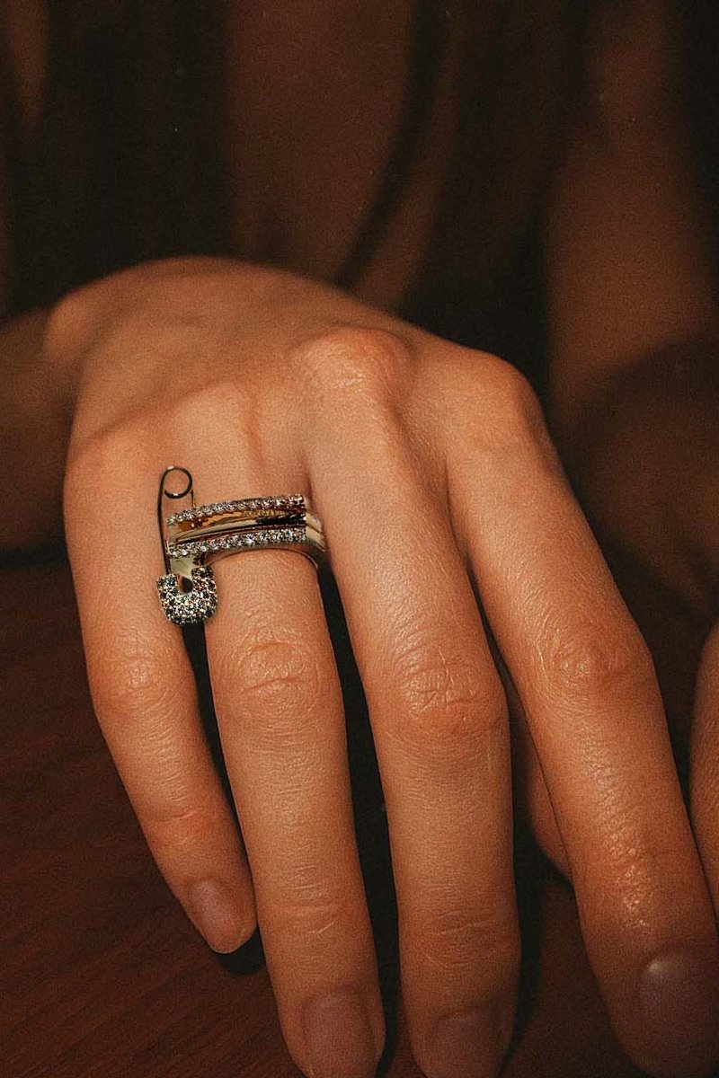 Baroque Curl Gold Ring | 18k Gold Plated - St geran
