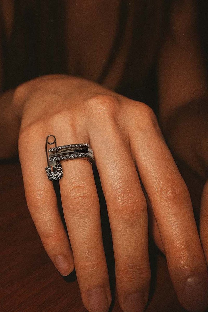 Baroque Curl Silver Ring | Silver Plated - St geran