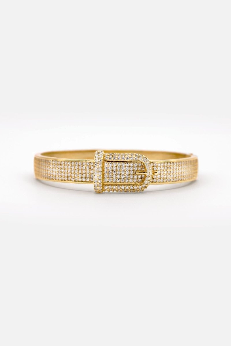 Buckle Bracelet Gold – Bella Buckle Bangle - St geran