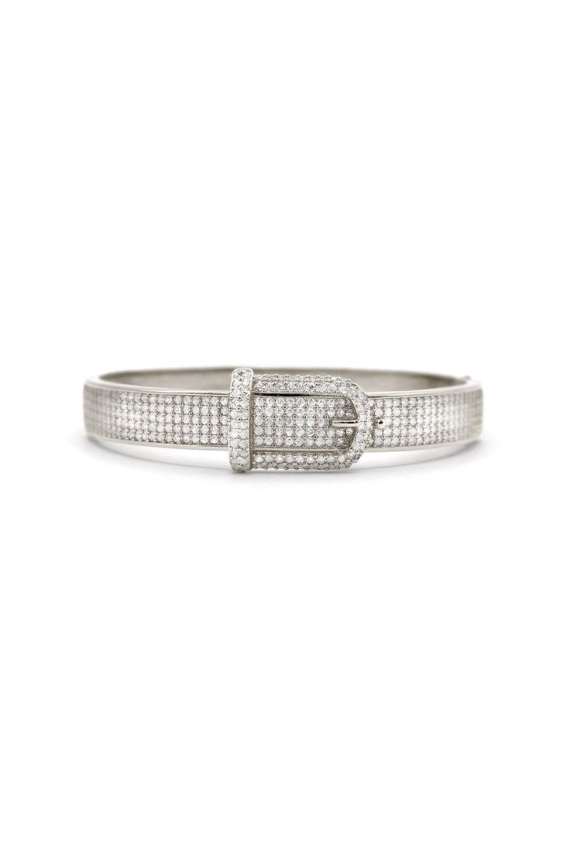 Buckle Bracelet Silver – Bella Buckle Bangle - St geran