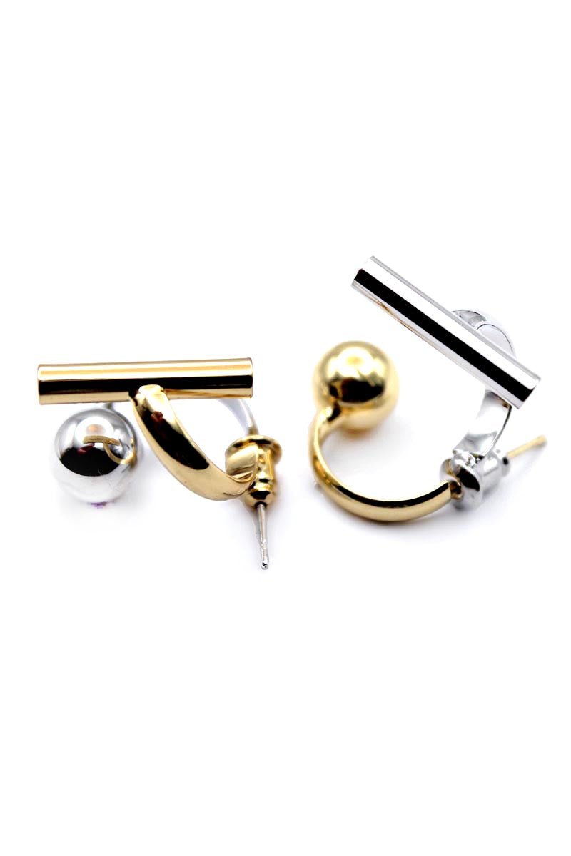 Eclipse Duo Curve Hoop Earrings - St geran
