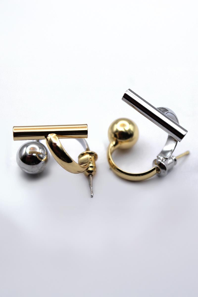 Eclipse Duo Curve Hoop Earrings - St geran