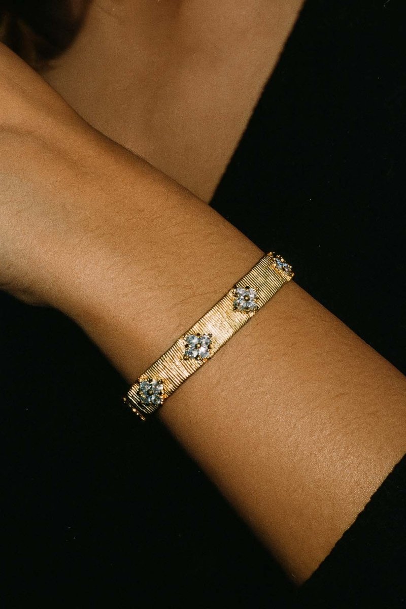 Emilia Bambou Gold Bangle - St geran