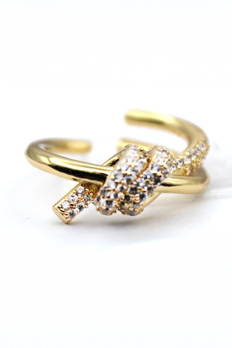 Entwined Knot Ring - 18k Gold Plated - St geran