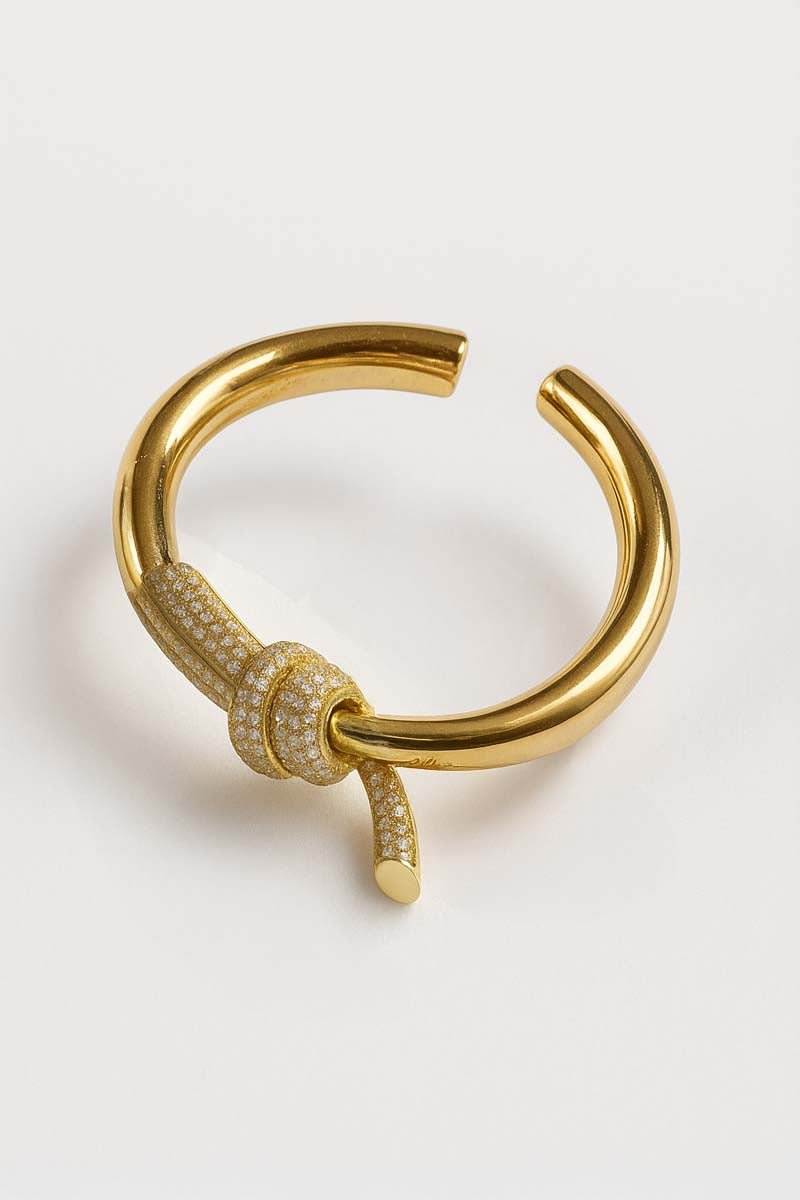 Entwined Knot Ring - 18k Gold Plated - St geran
