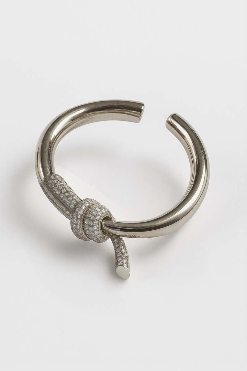 Entwined Knot Ring - Silver Plated - St geran