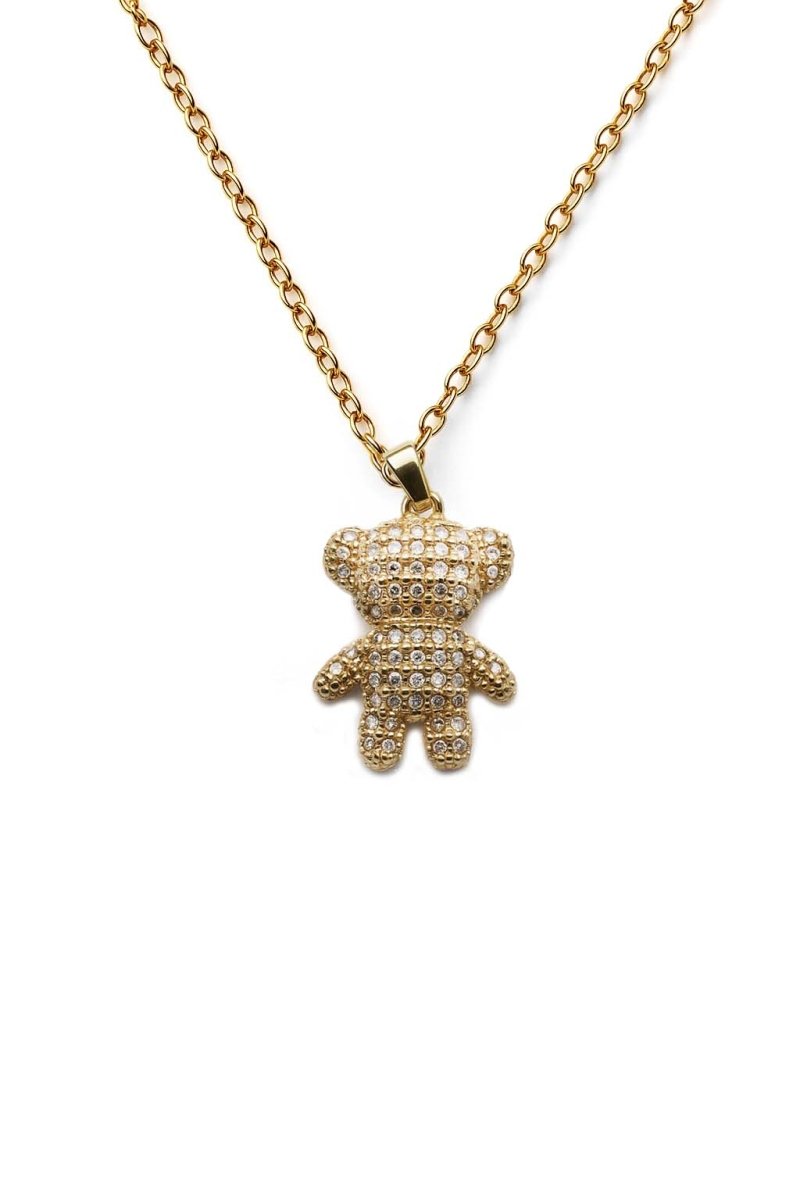 Floreal Bear Gold Necklace – 18k Gold Plated - St geran