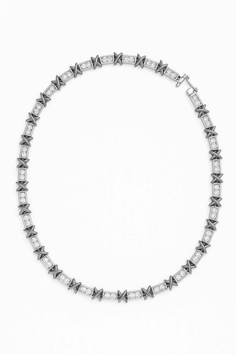 Genève Élégance - Silver Plated Necklace - St geran