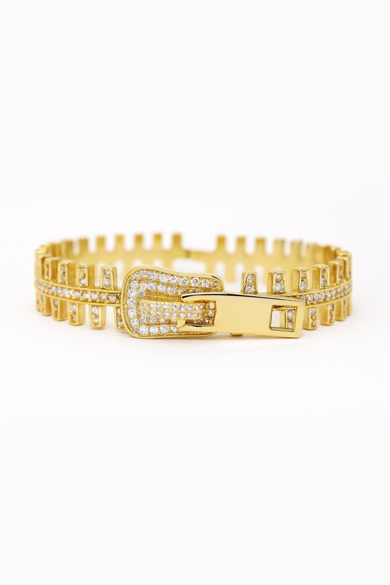 Gold Zipper Bracelet – Zetta Zip Bangle - St geran