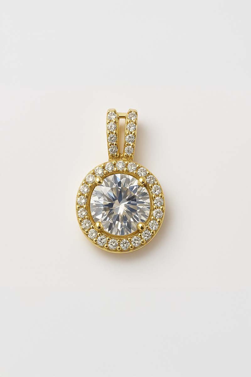 Golden Blessing Cross Pendant - 18k Gold Plated - St geran