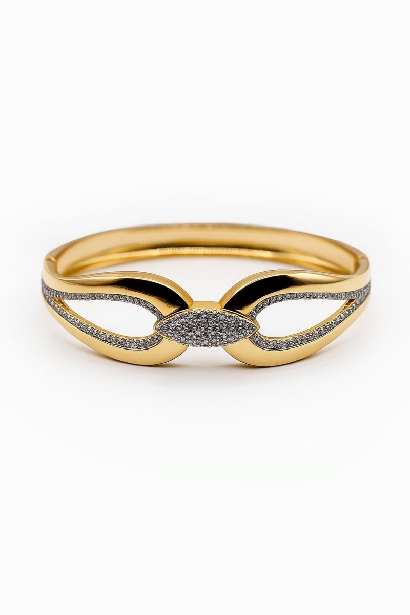 Infinity Zirconia Gold Bracelet - St geran
