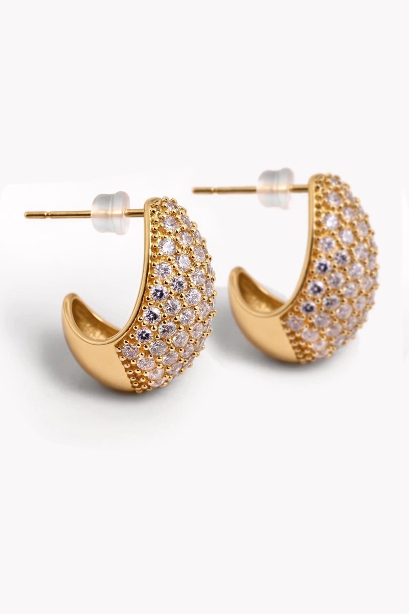 Lumière Teardrop Gold Earrings - St geran