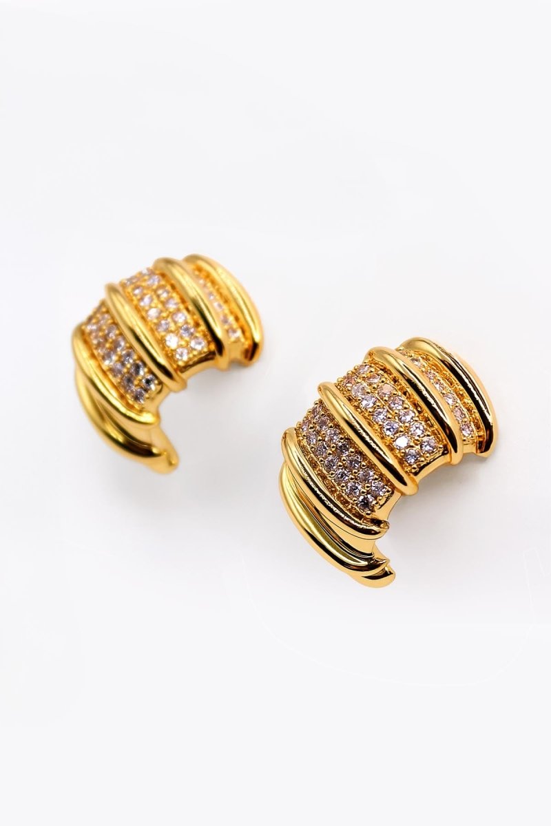 Monaco Groove Hoops – Gold - St geran